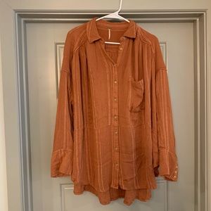 Free People Button Up Shirt